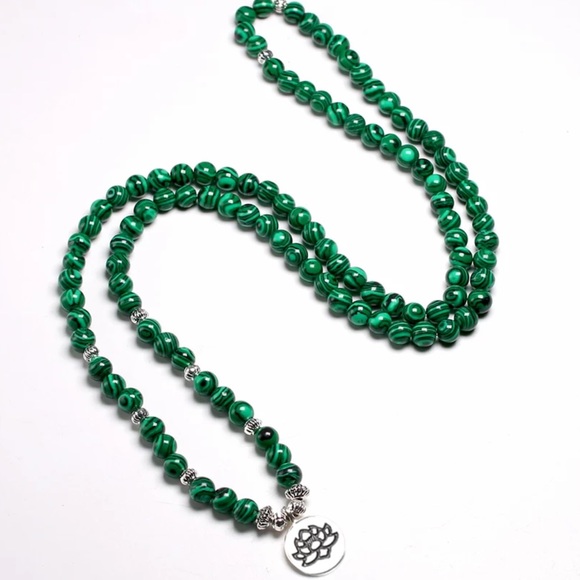 Malachite or Sodalite gemstone Malas - Picture 3 of 5